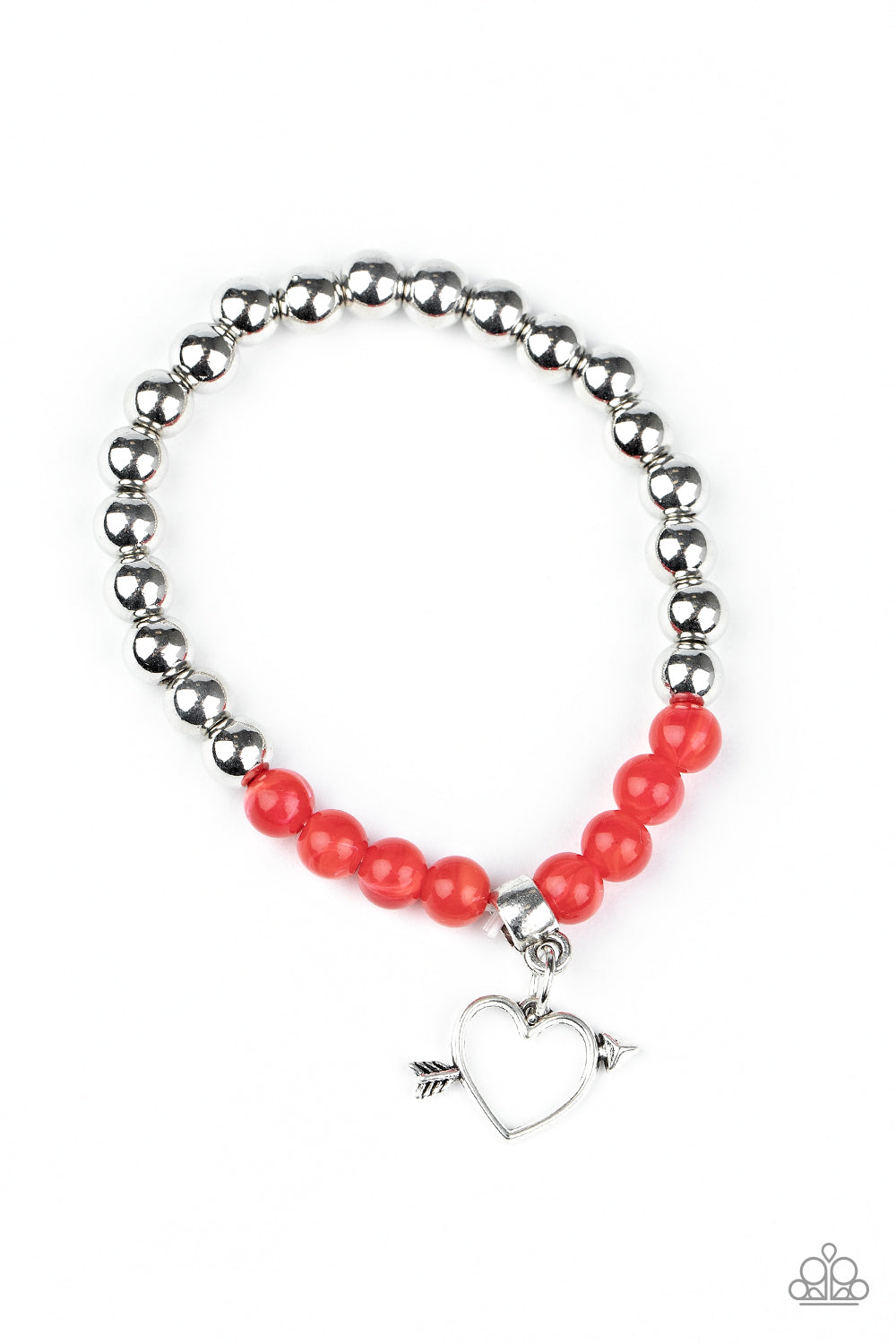 Heart Charm Starlet Shimmer Bracelet