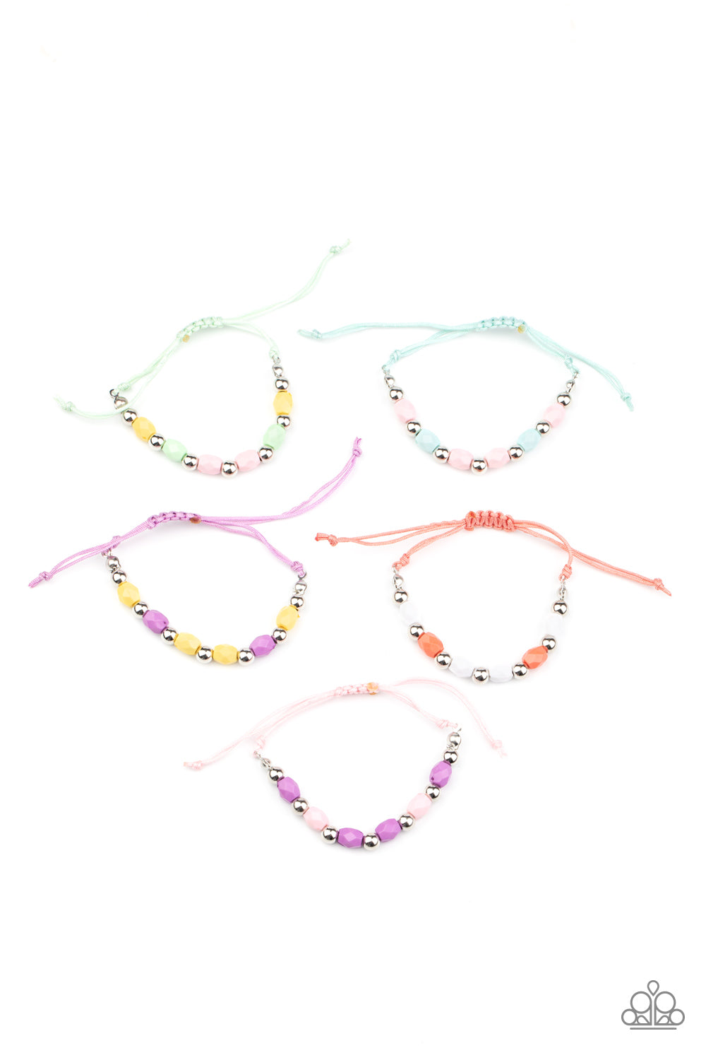 Colorful Sliding Knot Starlet Shimmer Bracelet