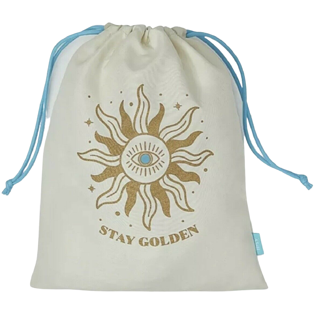 July 2021 Ipsy Glam Drawstring Cloth Bag Plus Golden Sun Turquoise Eye