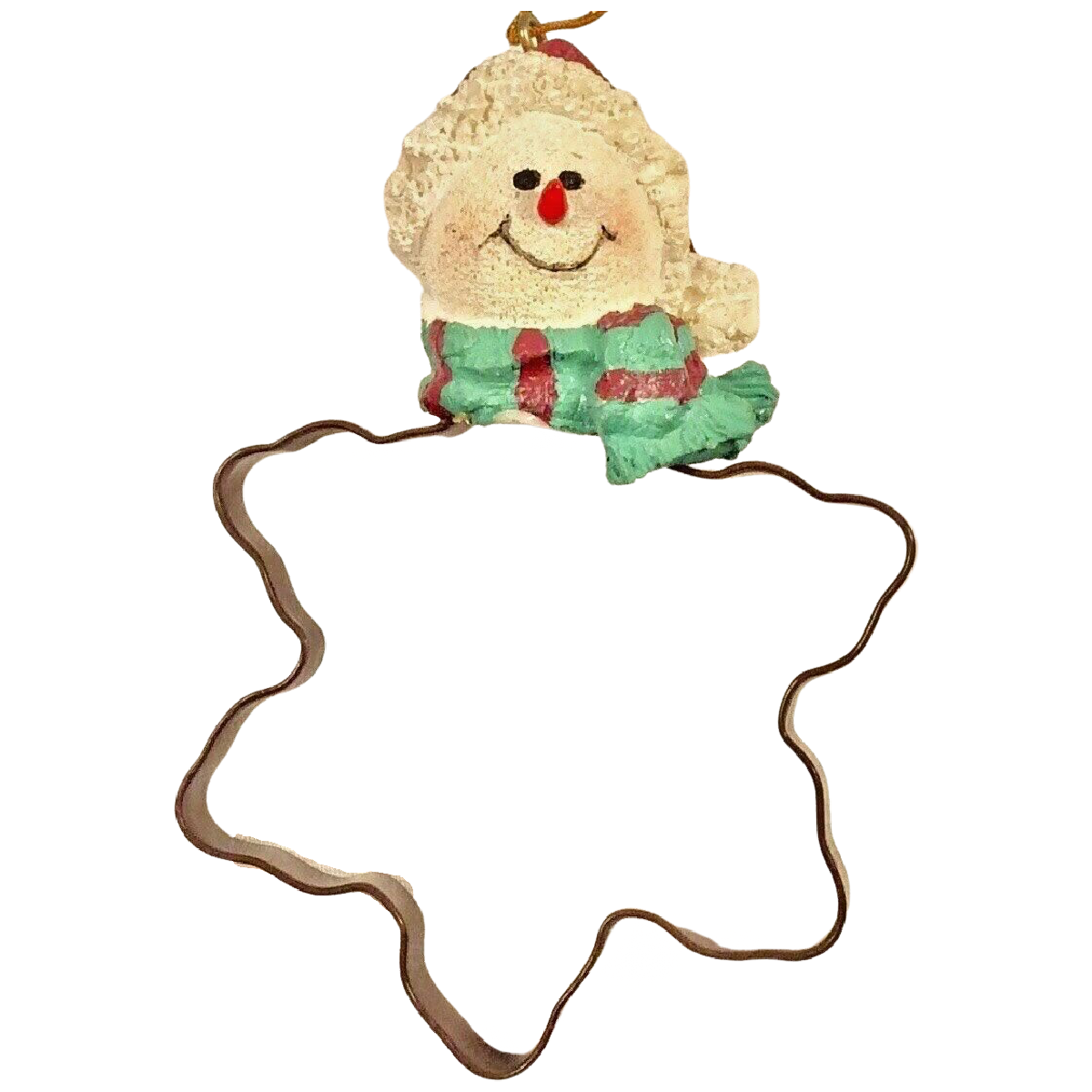 Christmas Holiday Cookie Cutter Ornaments Santa Snowman Gingerbread Man Reindeer