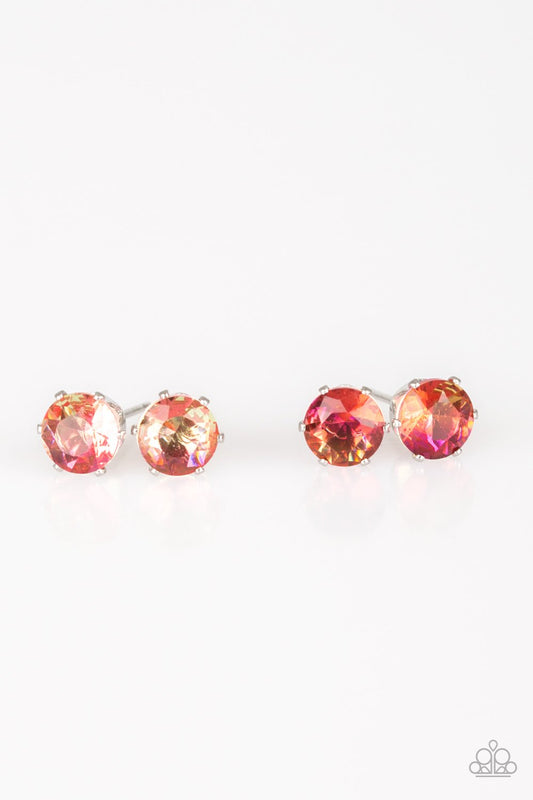 Multicolor Rhinestone Starlet Shimmer Earrings