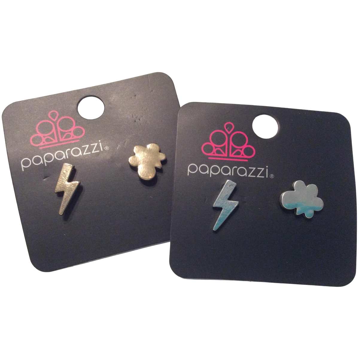 Cloud w/ Lightening Bolt Starlet Shimmer Earrings