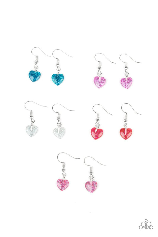 Glitter Heart Starlet Shimmer Earrings
