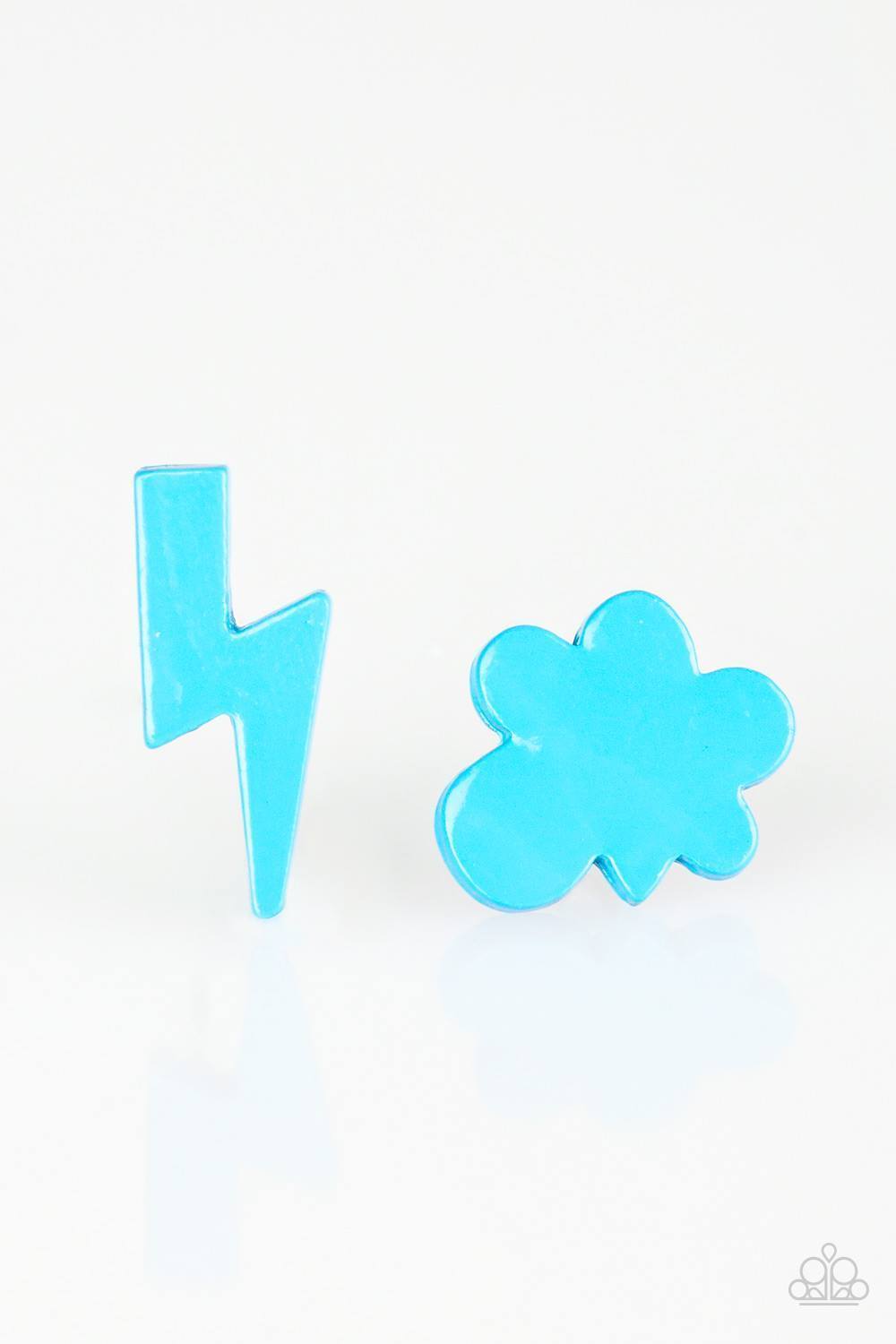 Cloud w/ Lightening Bolt Starlet Shimmer Earrings