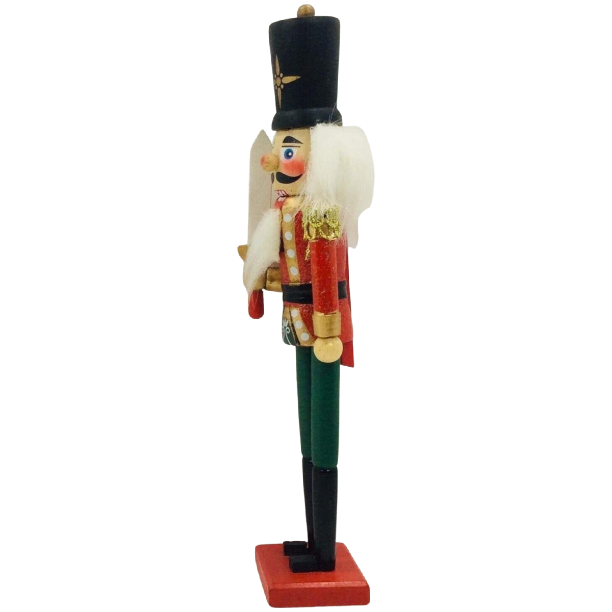 Wooden Nutcracker Christmas Soldier Shelf Decor Holiday Ballerina Princess