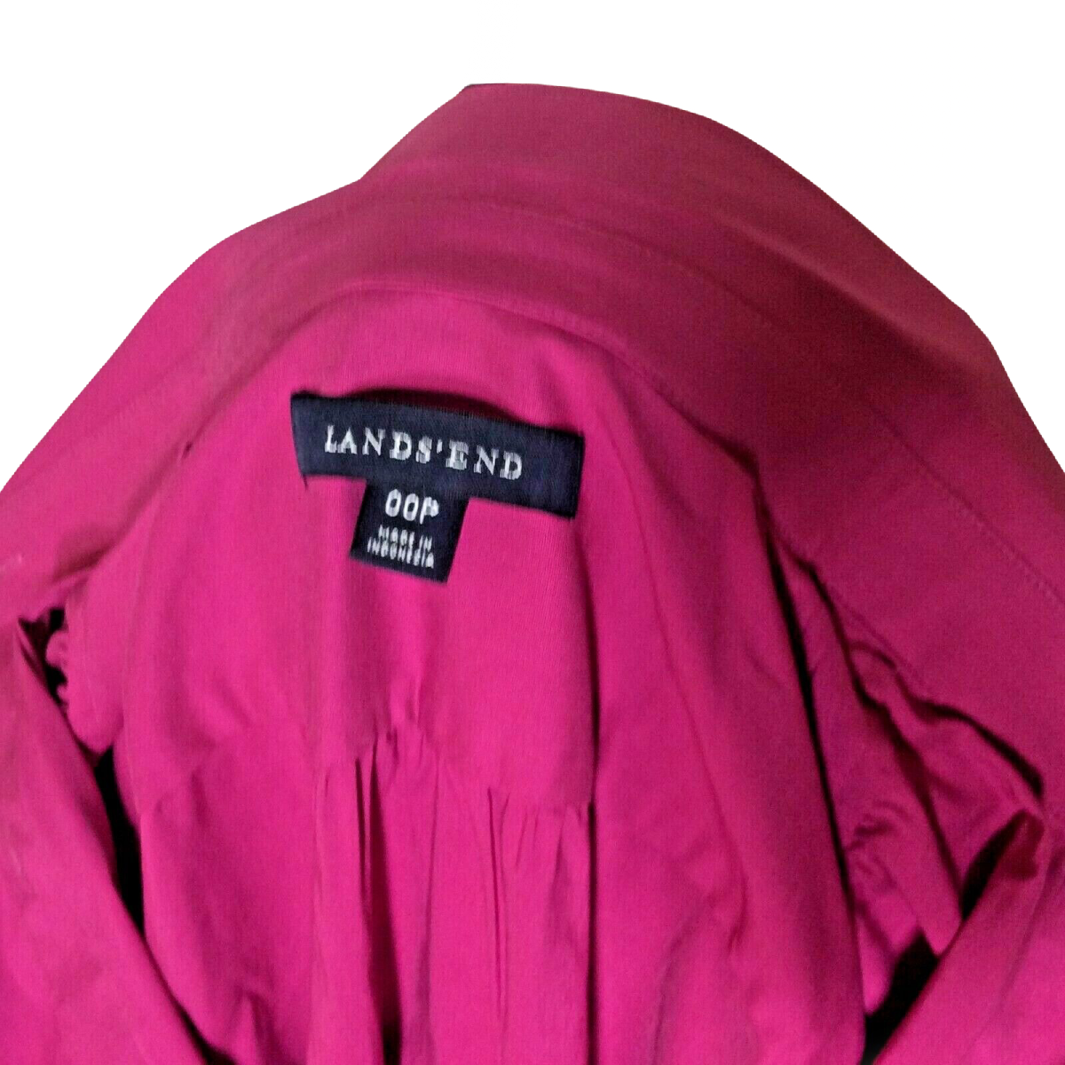 Lands' End Petite Shirts Size OOP Pink & Blue Lot of 2 NEW