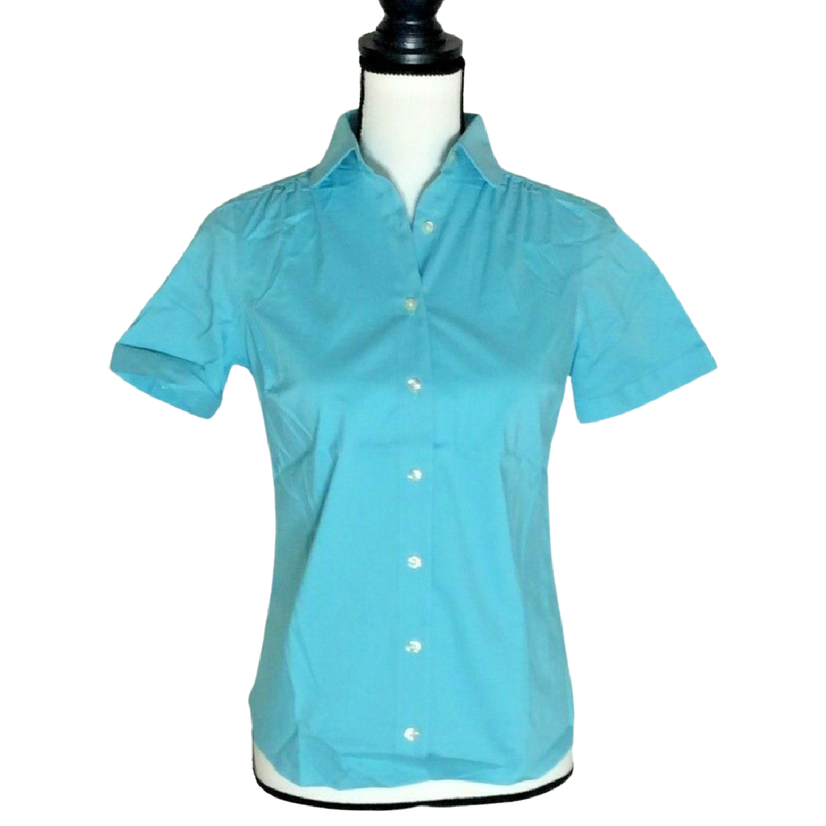 Lands' End Petite Shirts Size OOP Pink & Blue Lot of 2 NEW