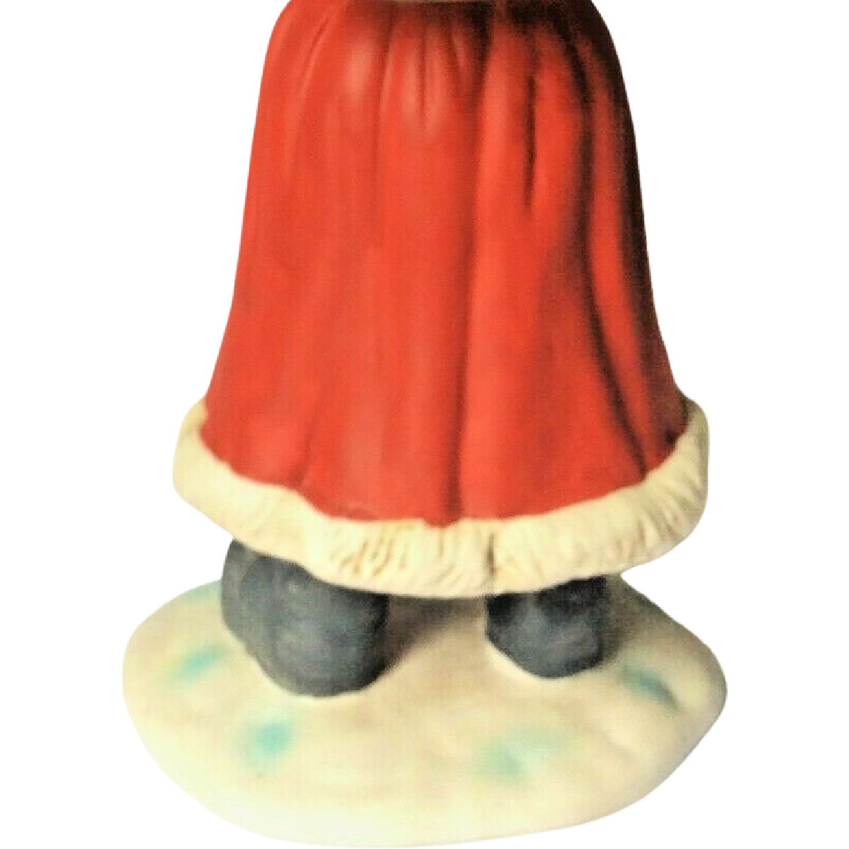 Santa Claus Christmas Porcelain Figurine Deco Lot of 2