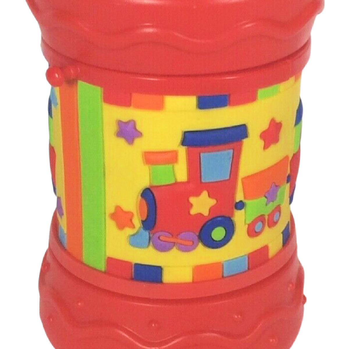 Canteen Train Thermos Toddler Reusable Water Bottle Drink Straw Travel Cup Red
