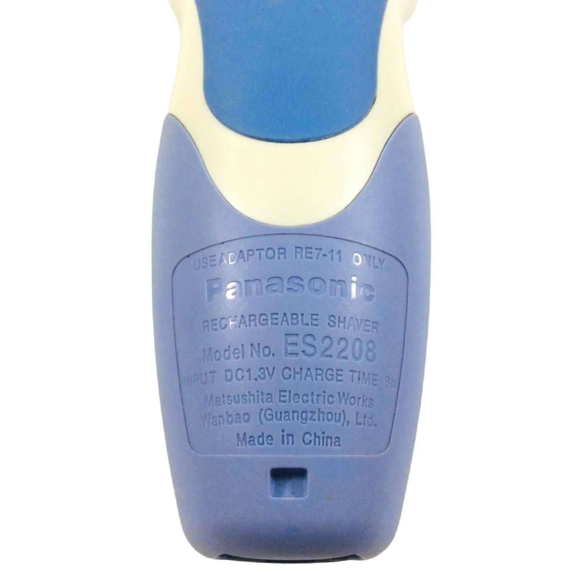 Wet/Dry Panasonic Ladies Cordless Electric Shaver With Charger in Blue