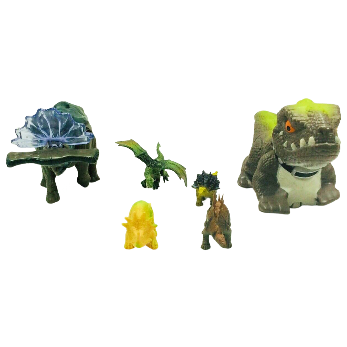 Prehistoric Dinosaurs Lot of 23 Action Figure Large Assorted Toddler Toys 2"-9"