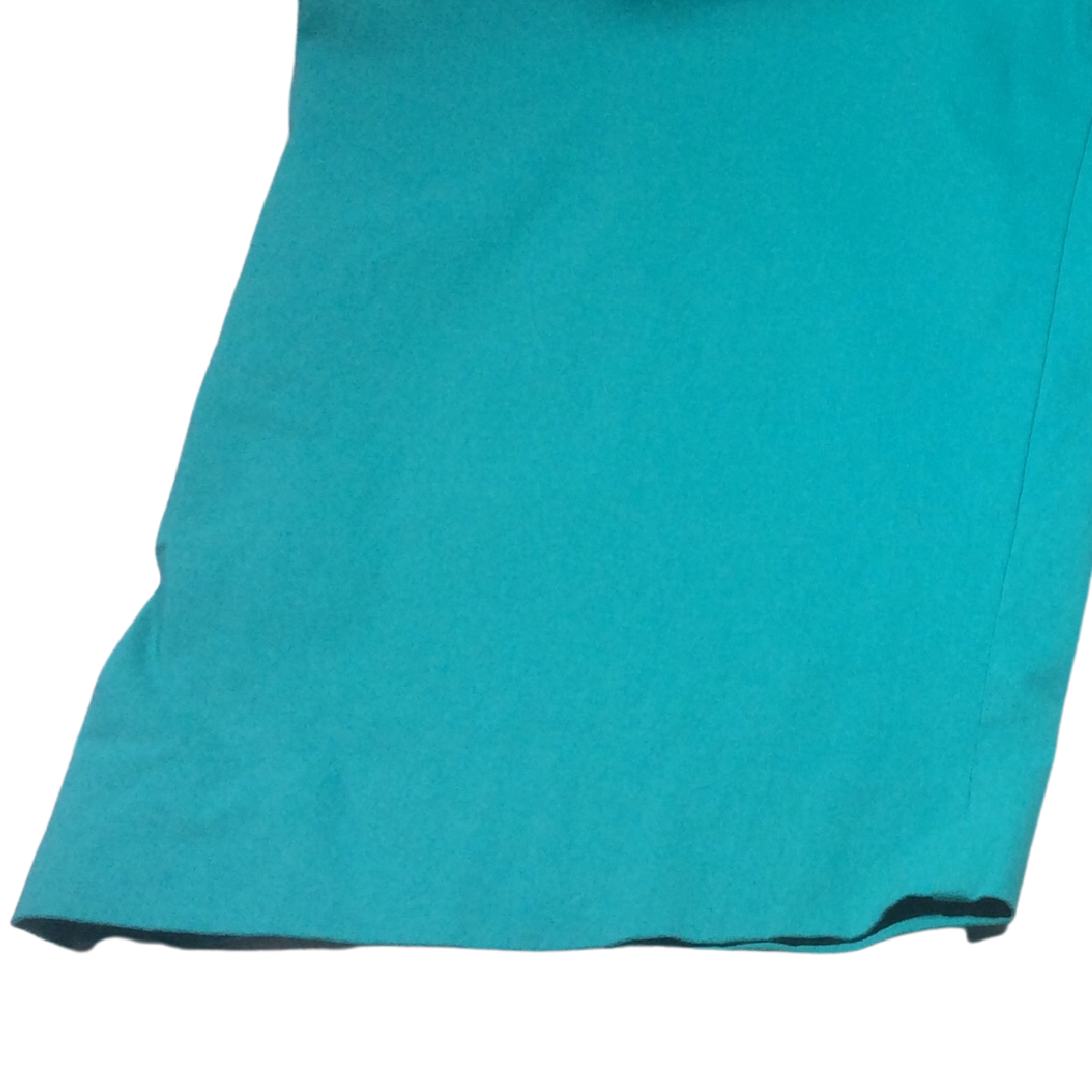 Lifestyle Attitude Capri Pants Turquoise Women's Size 22W Stretch Flat Front