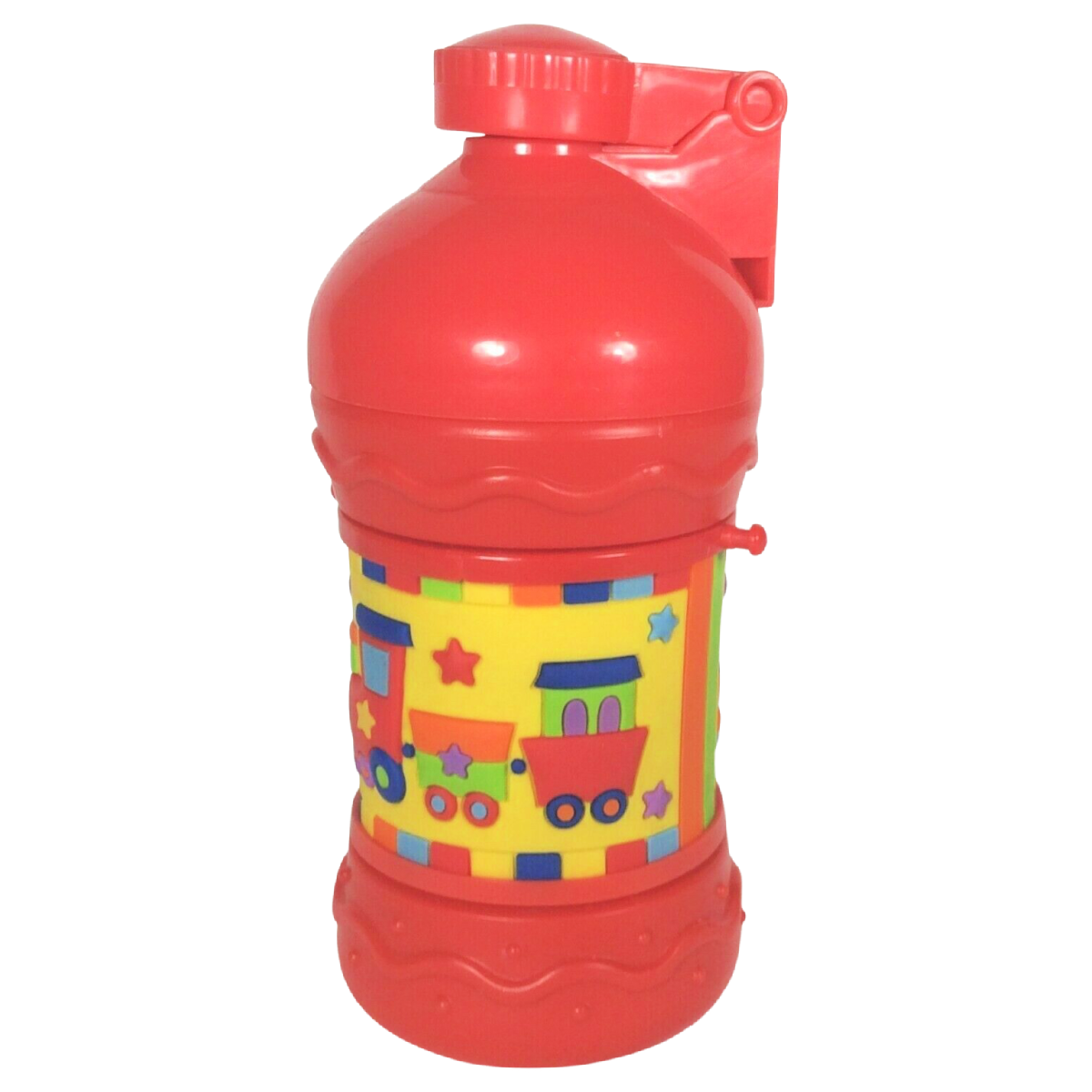 Canteen Train Thermos Toddler Reusable Water Bottle Drink Straw Travel Cup Red