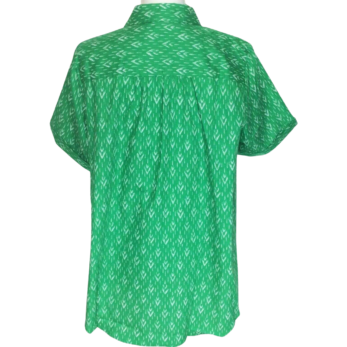 Roamans Button Down Shirt Size 20W Green Navy Blue Black Lot of 3 New Blouses