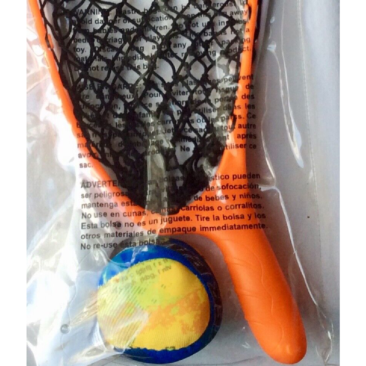 Throw N Splash 2 Netted Toss Catch Launchers Outside Pool Water Sponge Ball NEW
