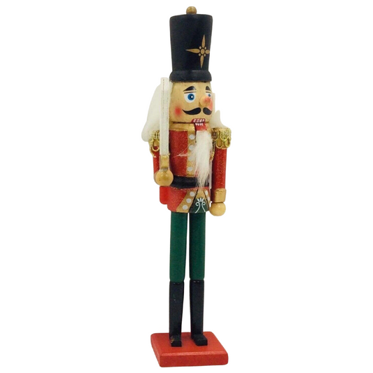 Wooden Nutcracker Christmas Soldier Shelf Decor Holiday Ballerina Princess