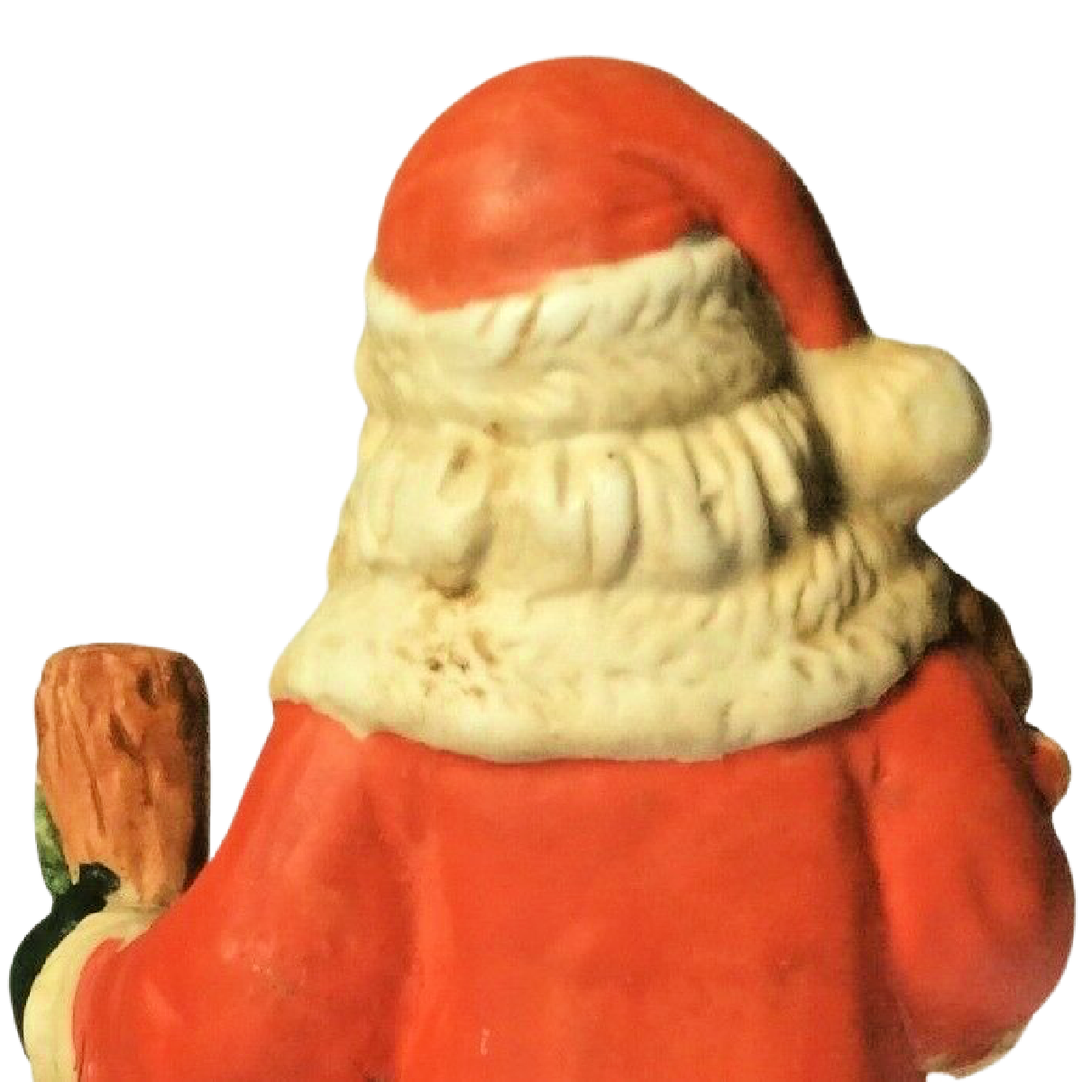 Santa Claus Christmas Porcelain Figurine Deco Lot of 2