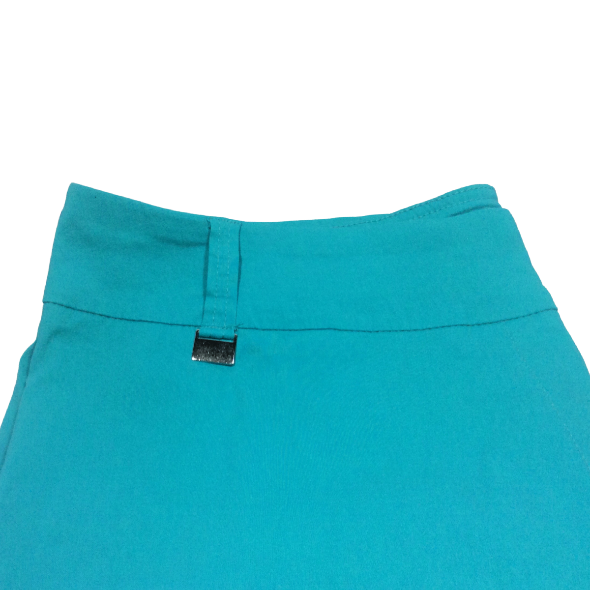 Lifestyle Attitude Capri Pants Turquoise Women's Size 22W Stretch Flat Front