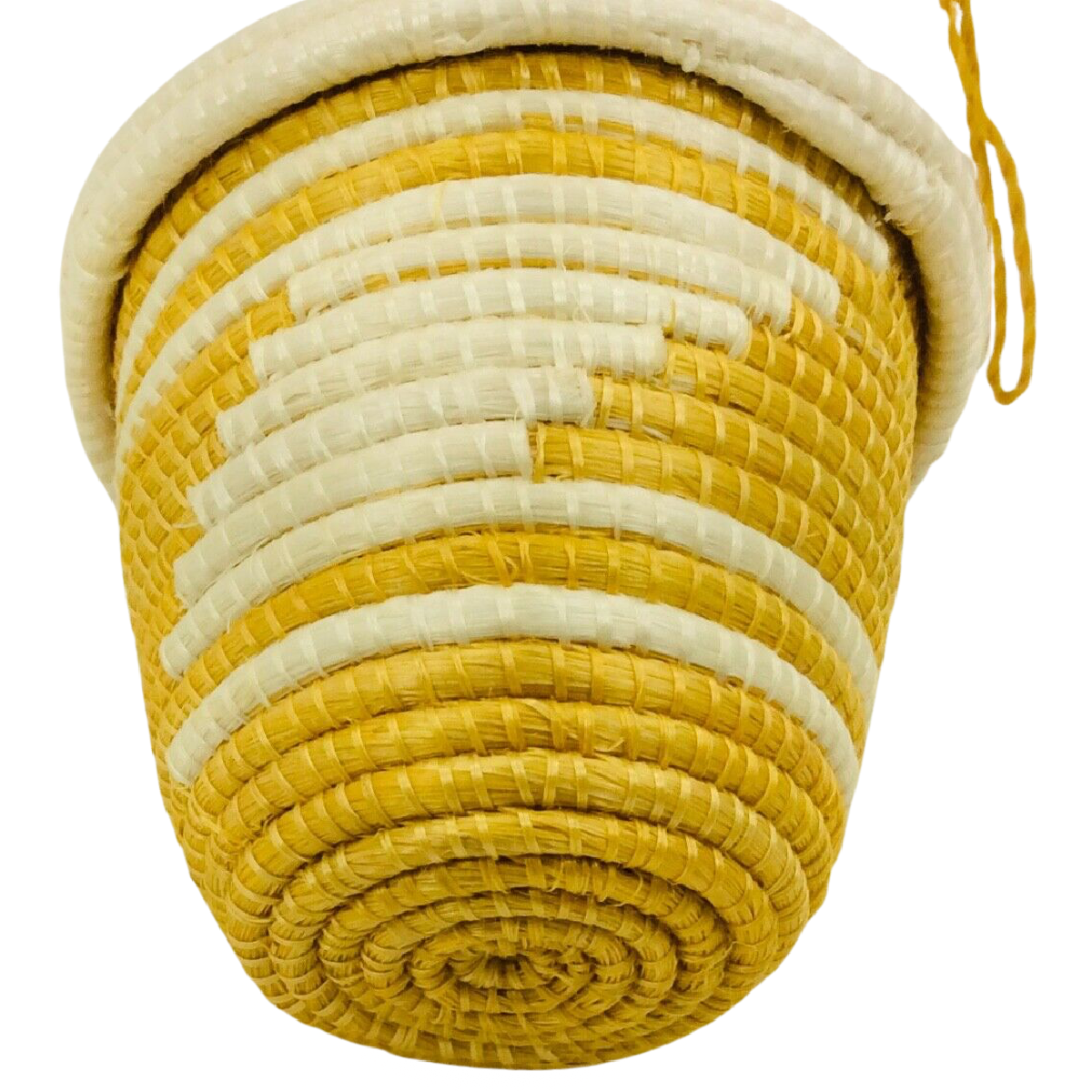 doTERRA Rwandan Peace YELLOW Basket Sisal & Clay Diffuser Ornament Christmas Lot