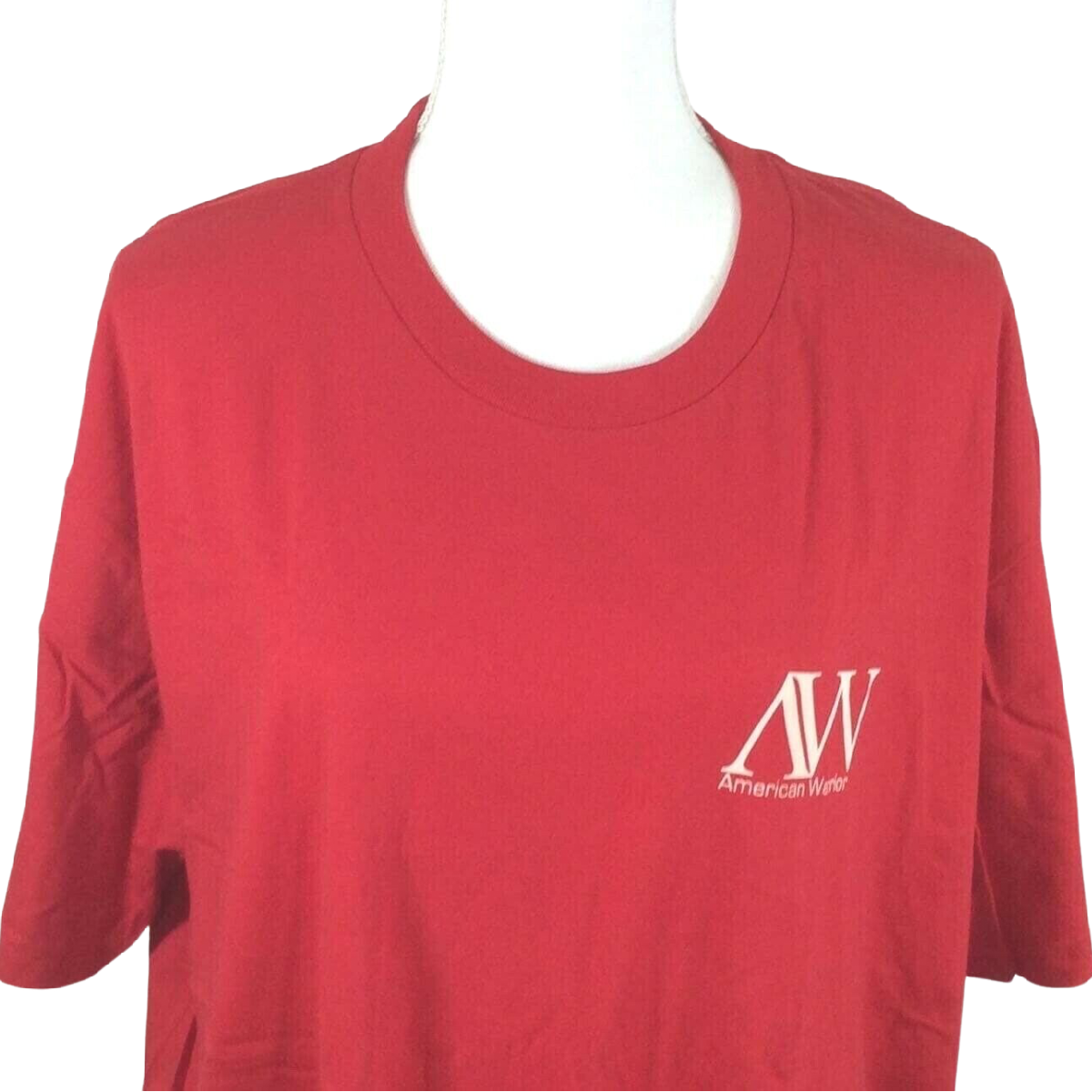 American Warrior T-Shirt Size 2XL Red USA Flag Soldier Veteran Military Patriot