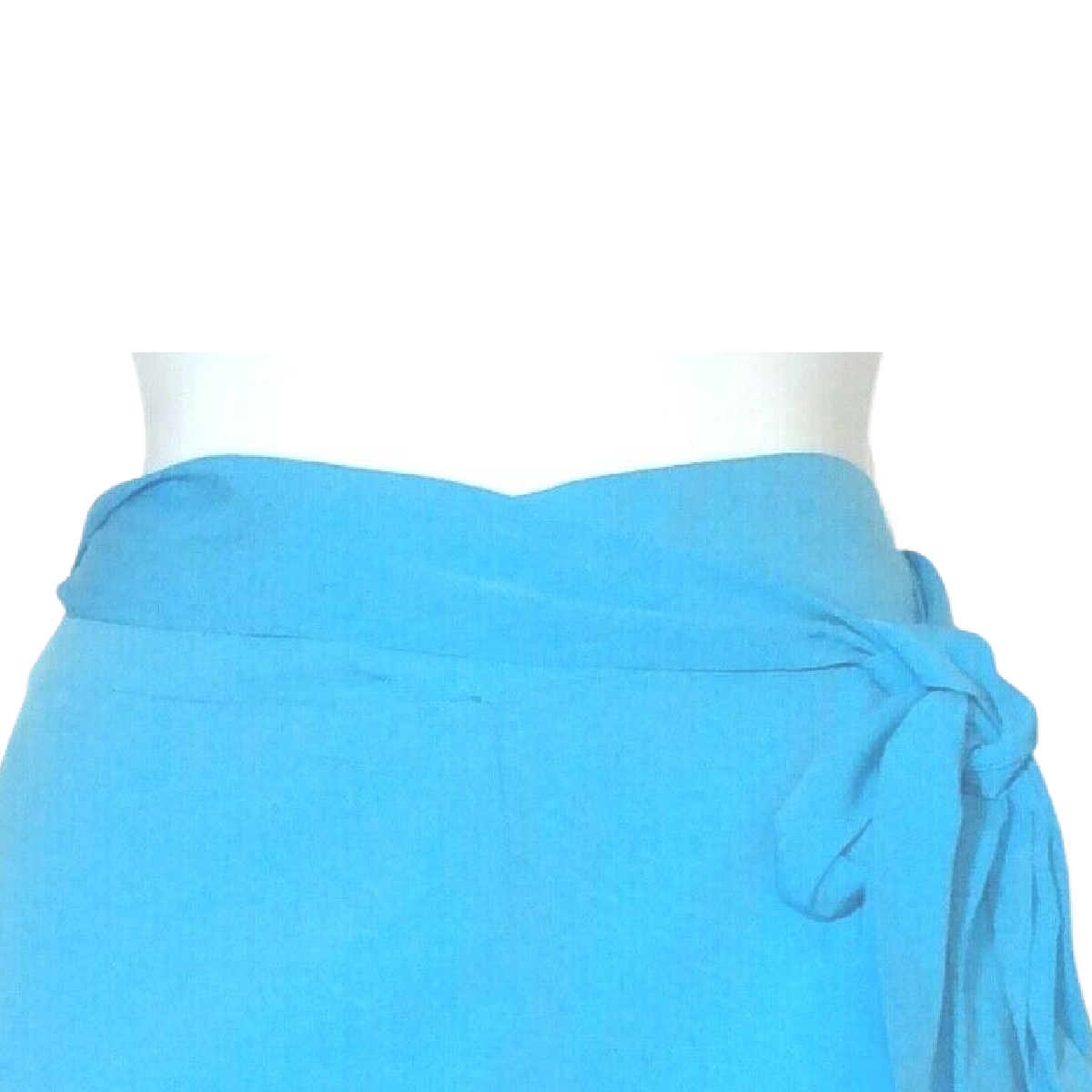 Energie Shorts Blow My Mind Blue Junior Size M Zipper Scalloped Edge Ribbon Belt