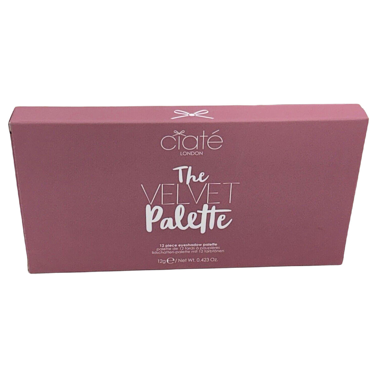 Ciate London The Velvet Palette, 12 Piece Eyeshadow Metallic Matte Full Size New