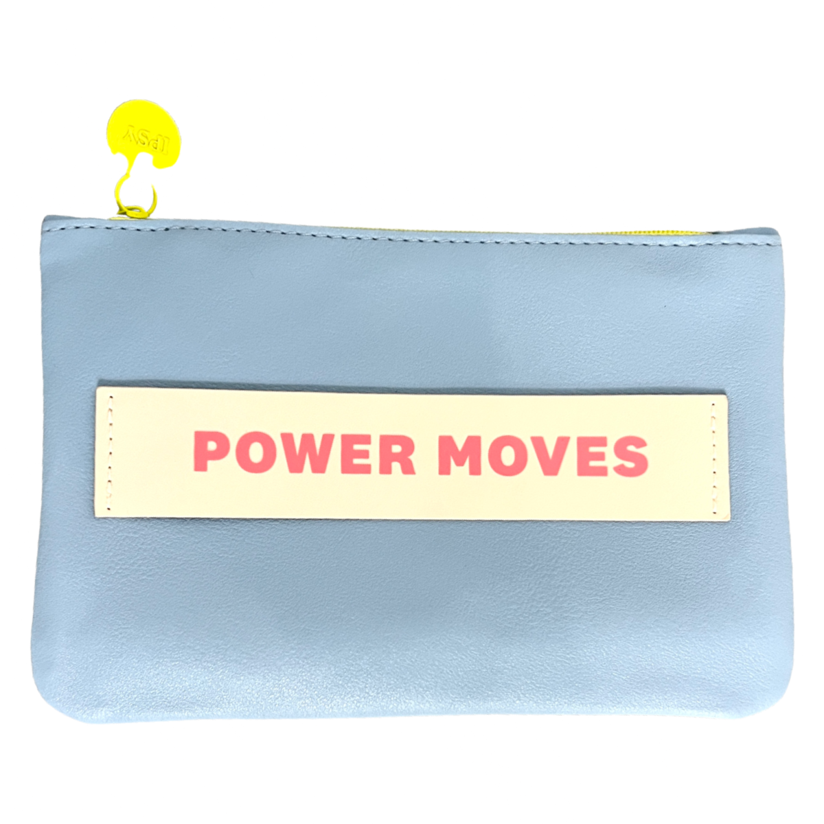 March 2022 Ipsy POWER Zipper Makeup & Geo Block Drawstring Glam Bag Lot of 2