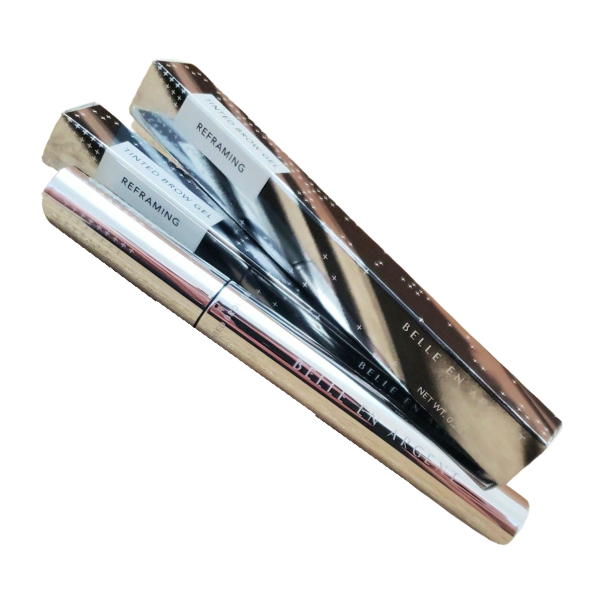 2x Belle En Argent Reframing Tinted Brow Gel In Blond Taupe 0.23 oz Each NIB Lot