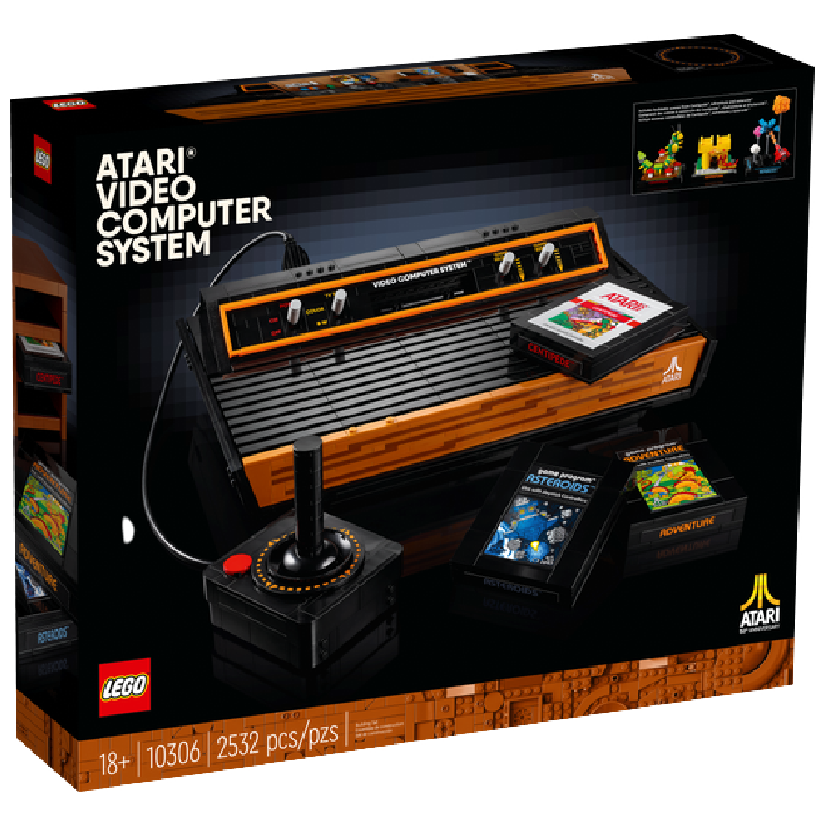 LEGO 10306 ICONS Atari 2600 Video Computer System Game (2,532 pieces) SEALED