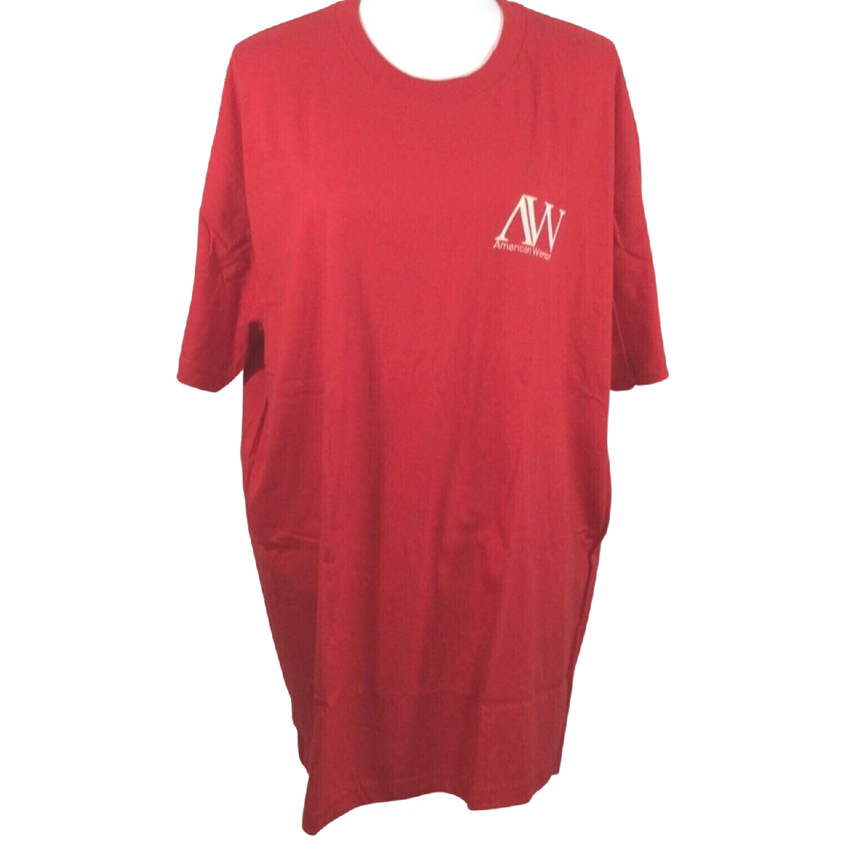 American Warrior T-Shirt Size 2XL Red USA Flag Soldier Veteran Military Patriot