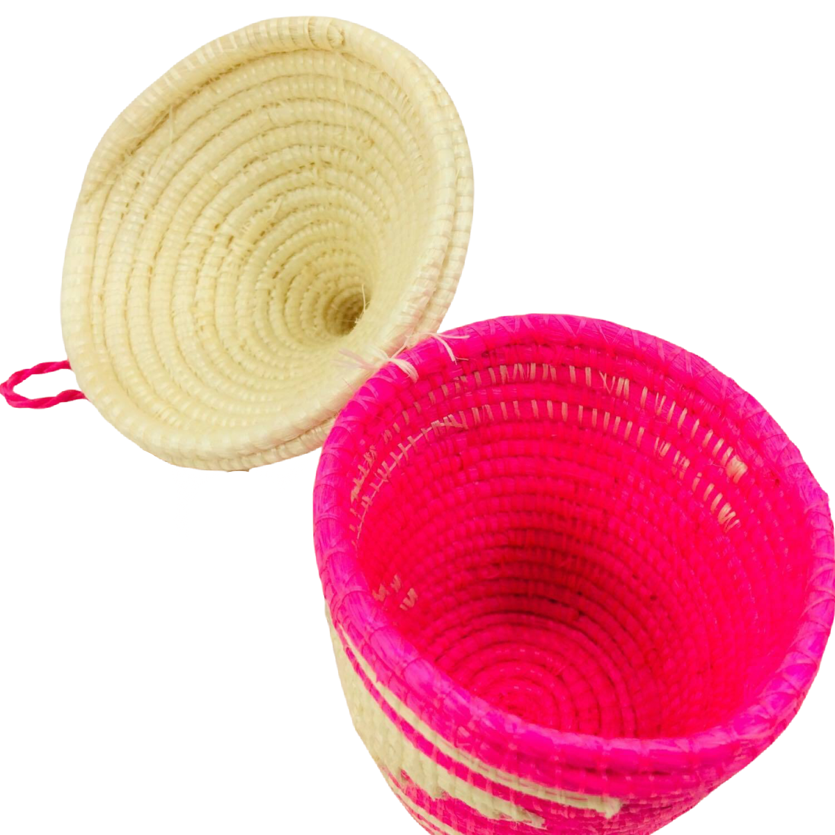 doTERRA Rwandan Peace PINK Basket Sisal & Clay Diffuser Ornament Christmas Lot