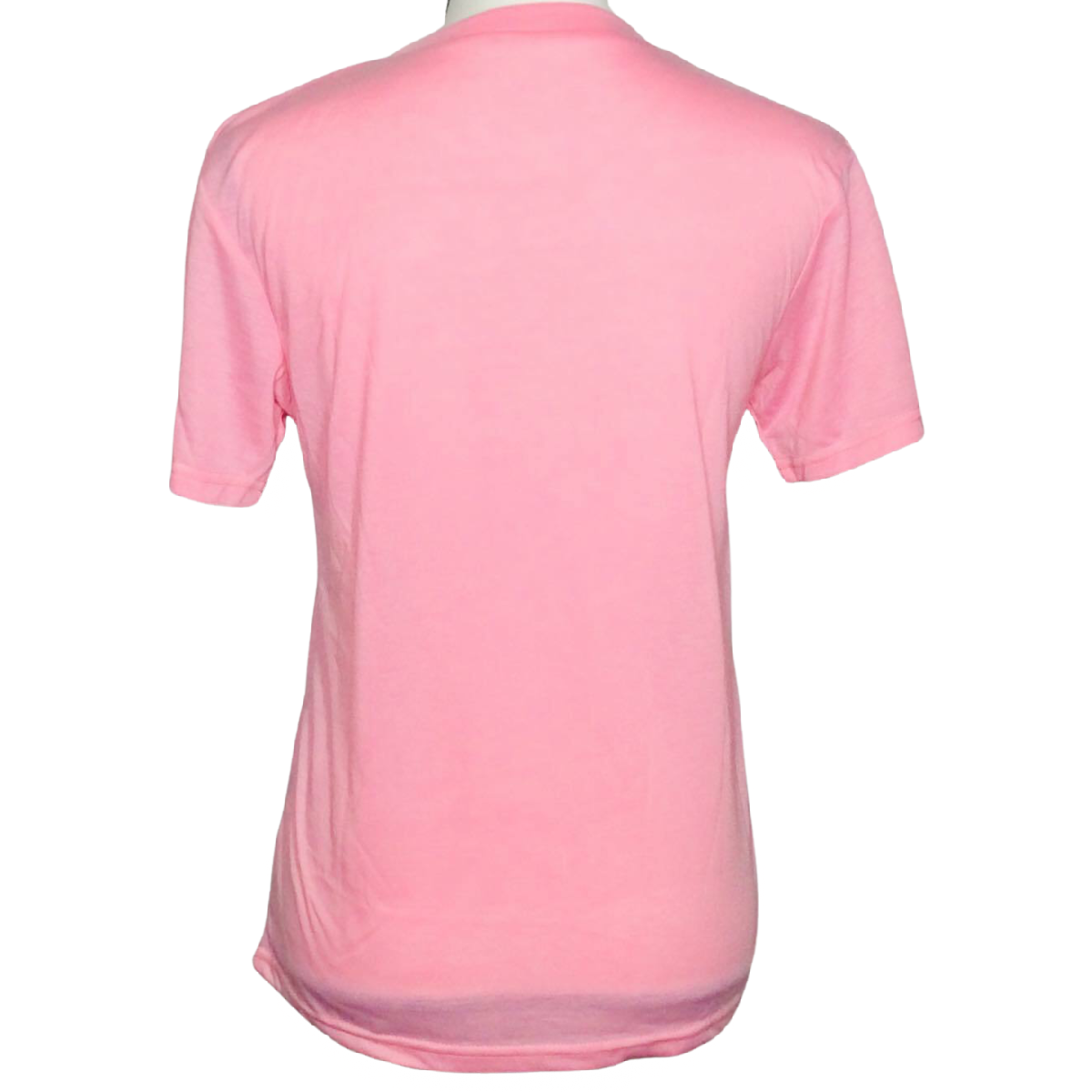 Women's T-Shirt Thankful Grateful Blessed Heart Wreath Light Pink Size Small NEW