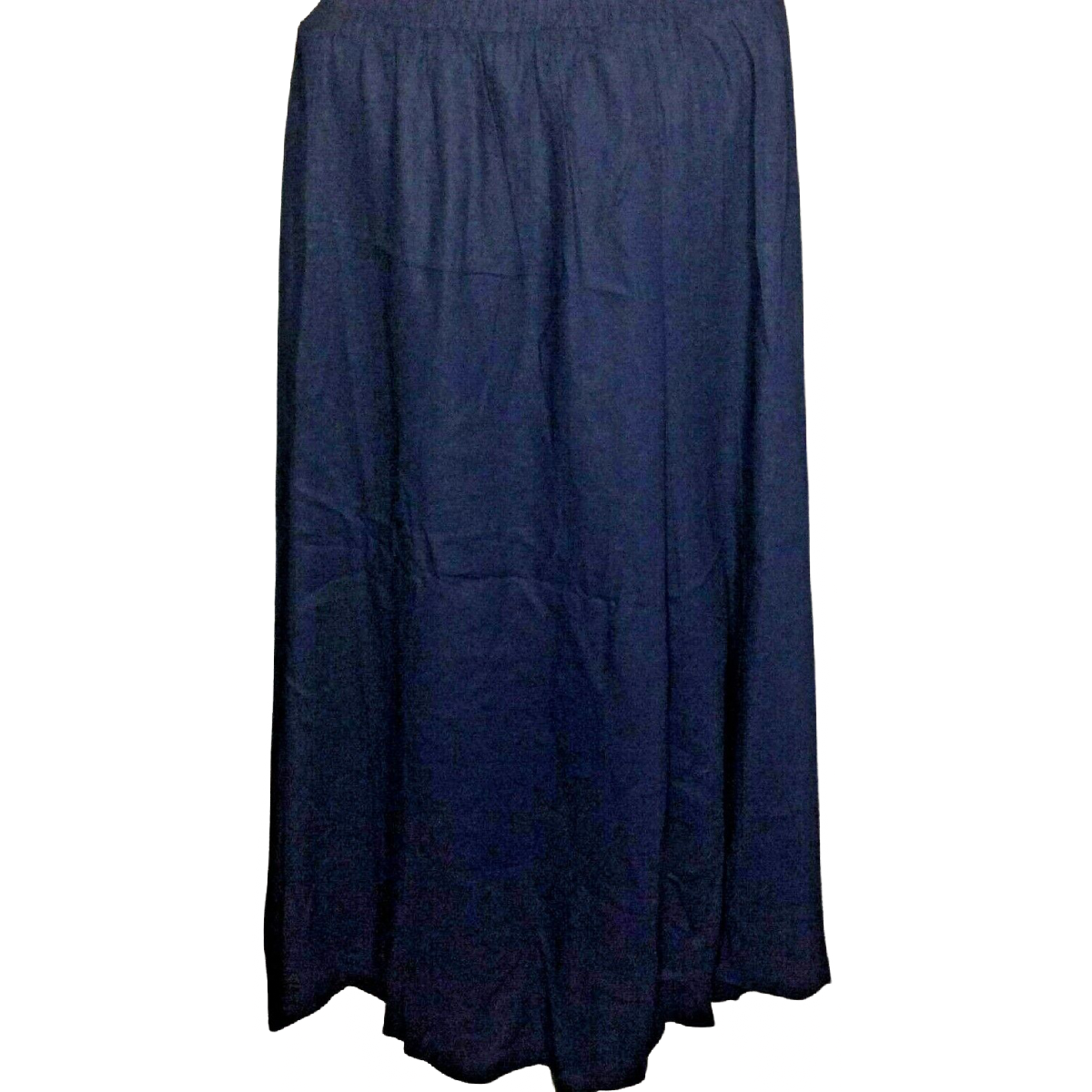 Jessica London Women A-Line Skirt Blue Sz 22W Elastic Waist Pockets Modest NWT