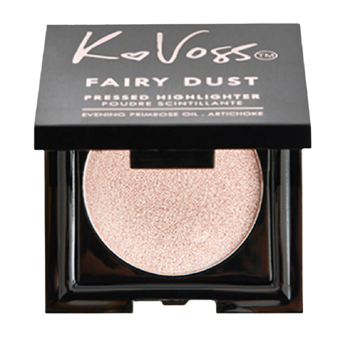 K Voss NYC Fairy Dust Pressed Highlighter in Moonlight 0.11oz Full Size MSRP $28