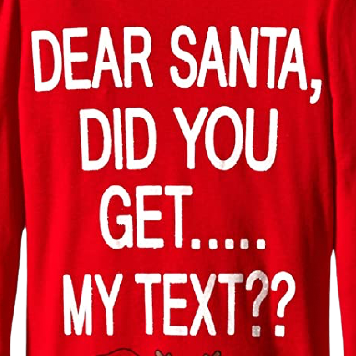 Beautees Girls Size 4 Long Sleeve Christmas Shirt "Did You Get My Text, Santa"