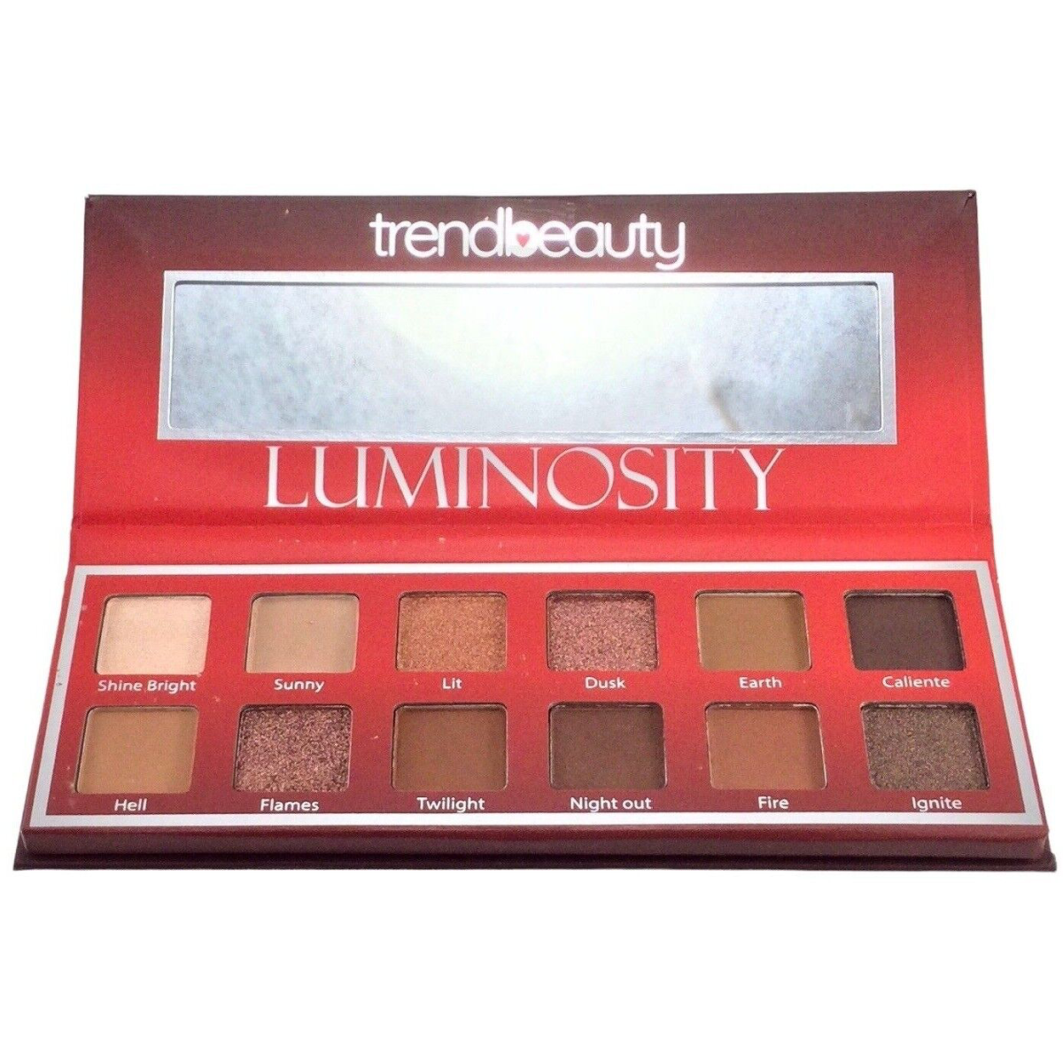 Lot of 3 TrendBeauty Luminosity Eyeshadow Full Size Palettes 12 Shades NEW