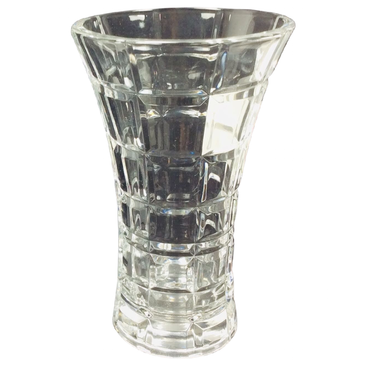 Monarchy Mikasa 4.75" Bud Vase Beveled Crystal Design (VZ006/612) Japan NIB