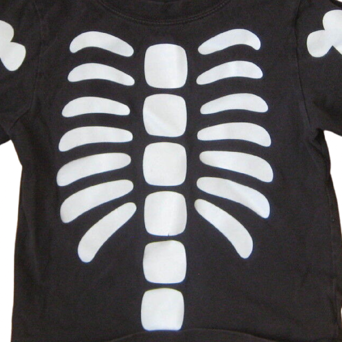Halloween Skelton Glow in Dark Long Sleeve Shirt 6-9 Months Baby Boy/Girl NWT