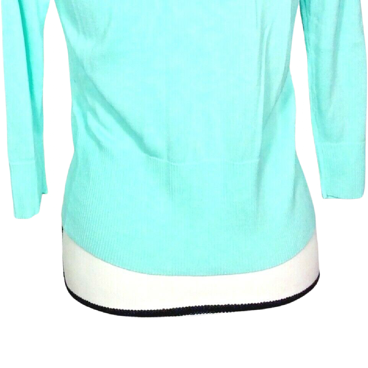 Apostrophe Foam Green Women's Cardigan Sweater Size Sm 6/8 Long Sleeve Sequins