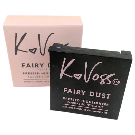 K Voss NYC Fairy Dust Pressed Highlighter in Moonlight 0.11oz Full Size MSRP $28