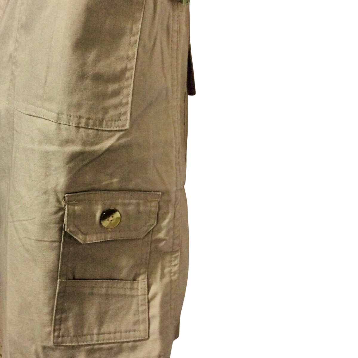 Fox Fire Field Thunder River Gear Cargo Shorts Lot Size M Stone Khaki Pockets 7"