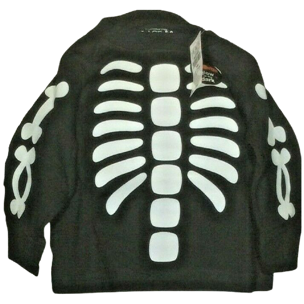 Halloween Skelton Glow in Dark Long Sleeve Shirt 6-9 Months Baby Boy/Girl NWT