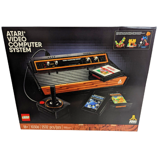 LEGO 10306 ICONS Atari 2600 Video Computer System Game (2,532 pieces) SEALED