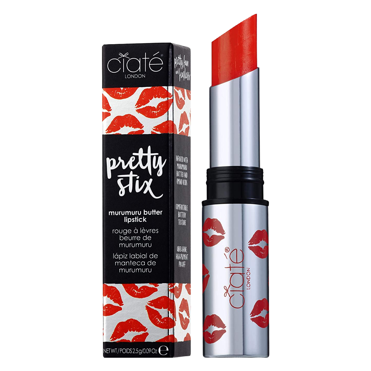 CIATE LONDON Pretty Stix Lipstick in Chick Flick (Orange) Full Size NIB Lot Of 3