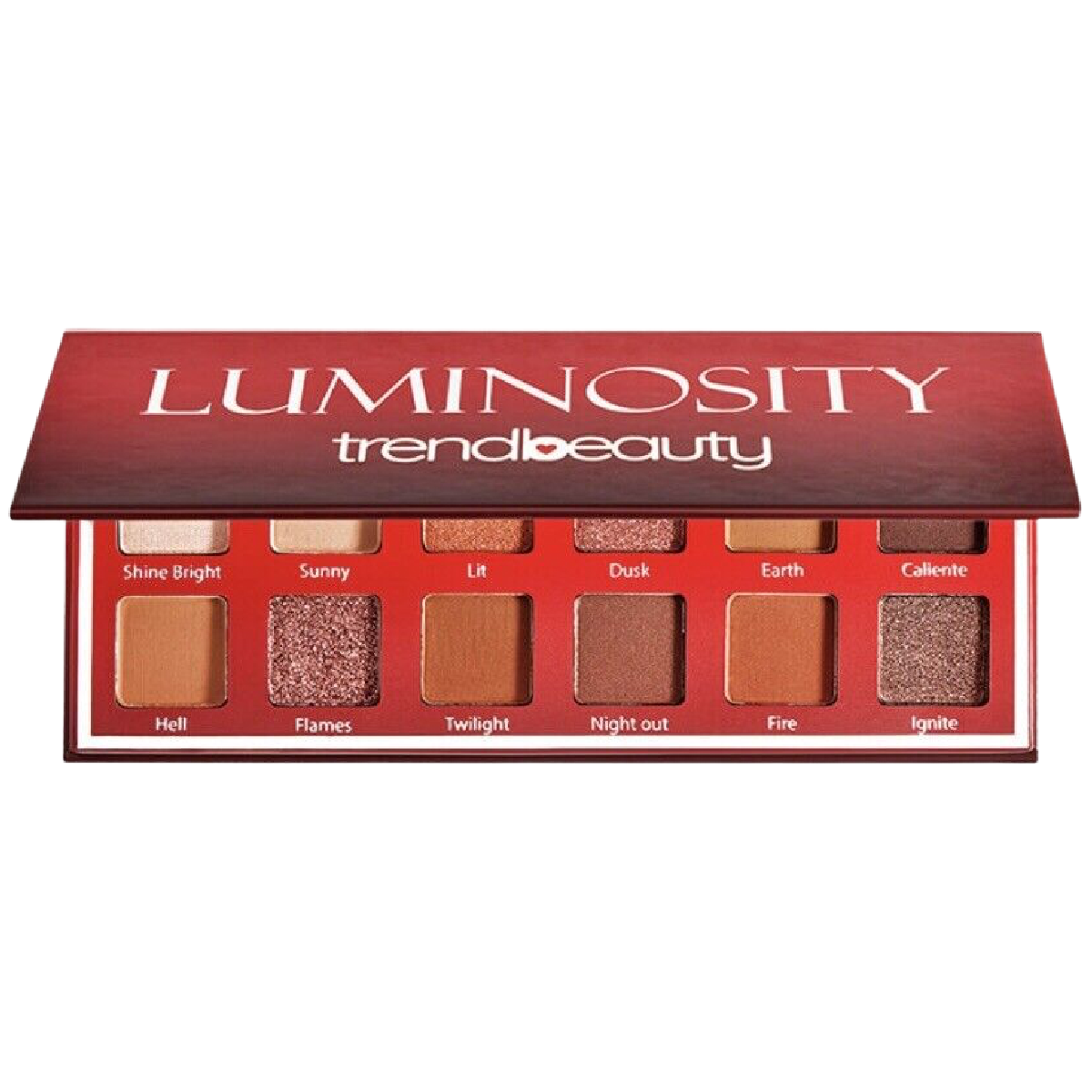 Lot of 3 TrendBeauty Luminosity Eyeshadow Full Size Palettes 12 Shades NEW