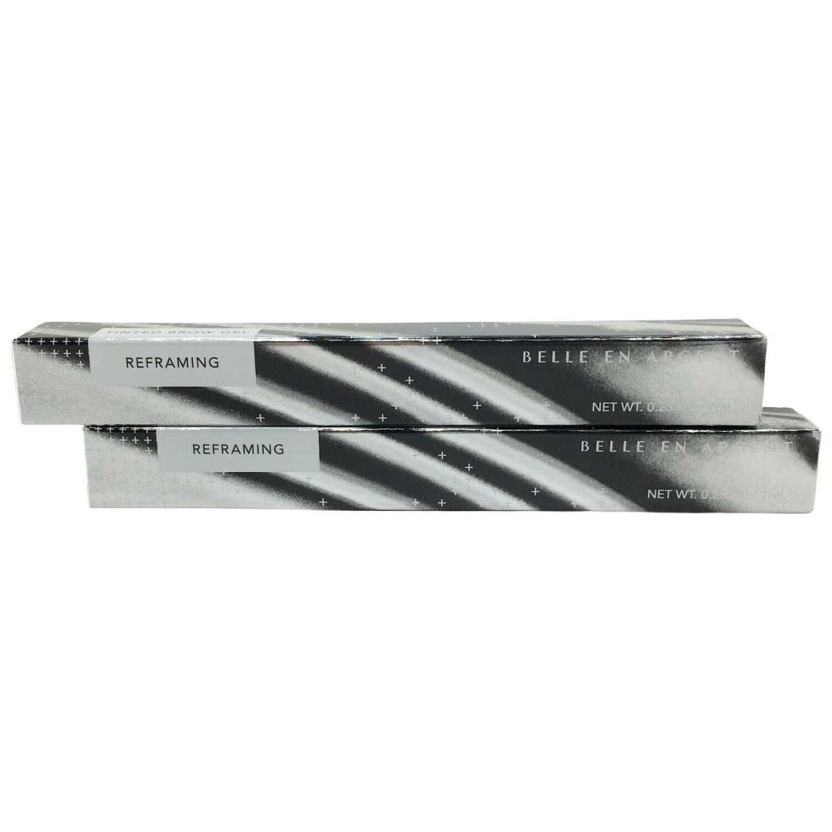 2x Belle En Argent Reframing Tinted Brow Gel In Blond Taupe 0.23 oz Each NIB Lot