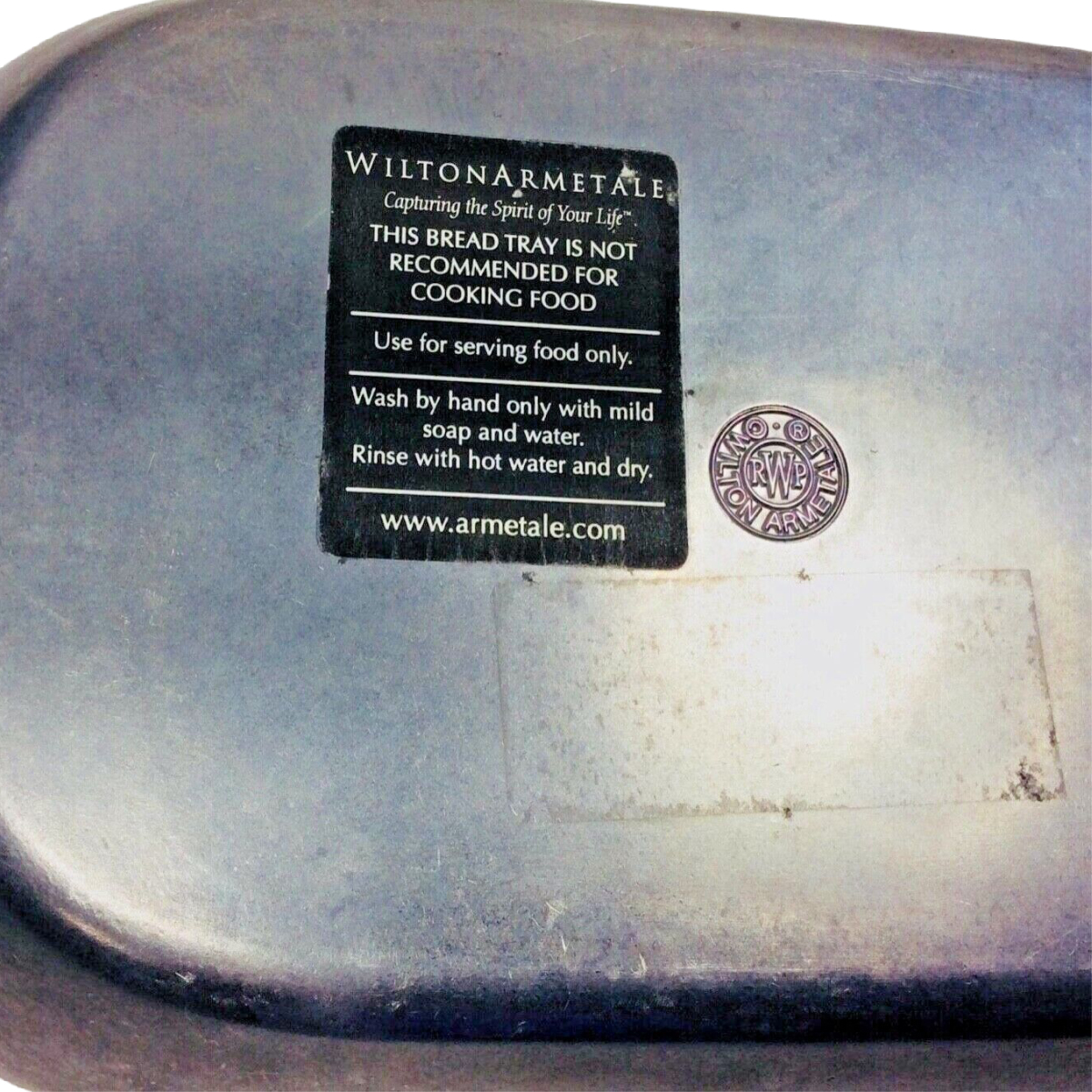 Wilton Armetale Bread Serving Tray Plate Platter BLESS THIS HOUSE #601013