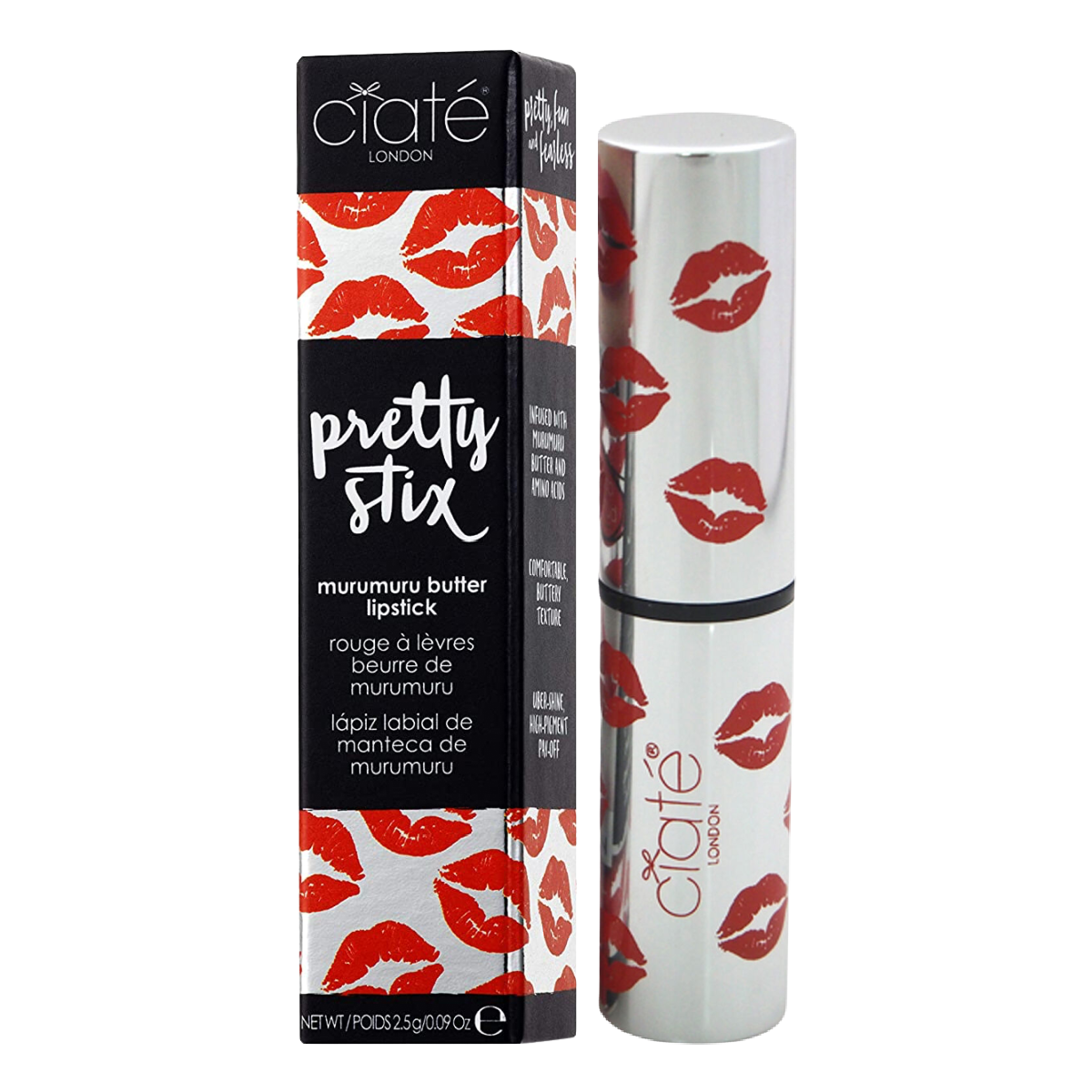 CIATE LONDON Pretty Stix Lipstick in Chick Flick (Orange) Full Size NIB Lot Of 3