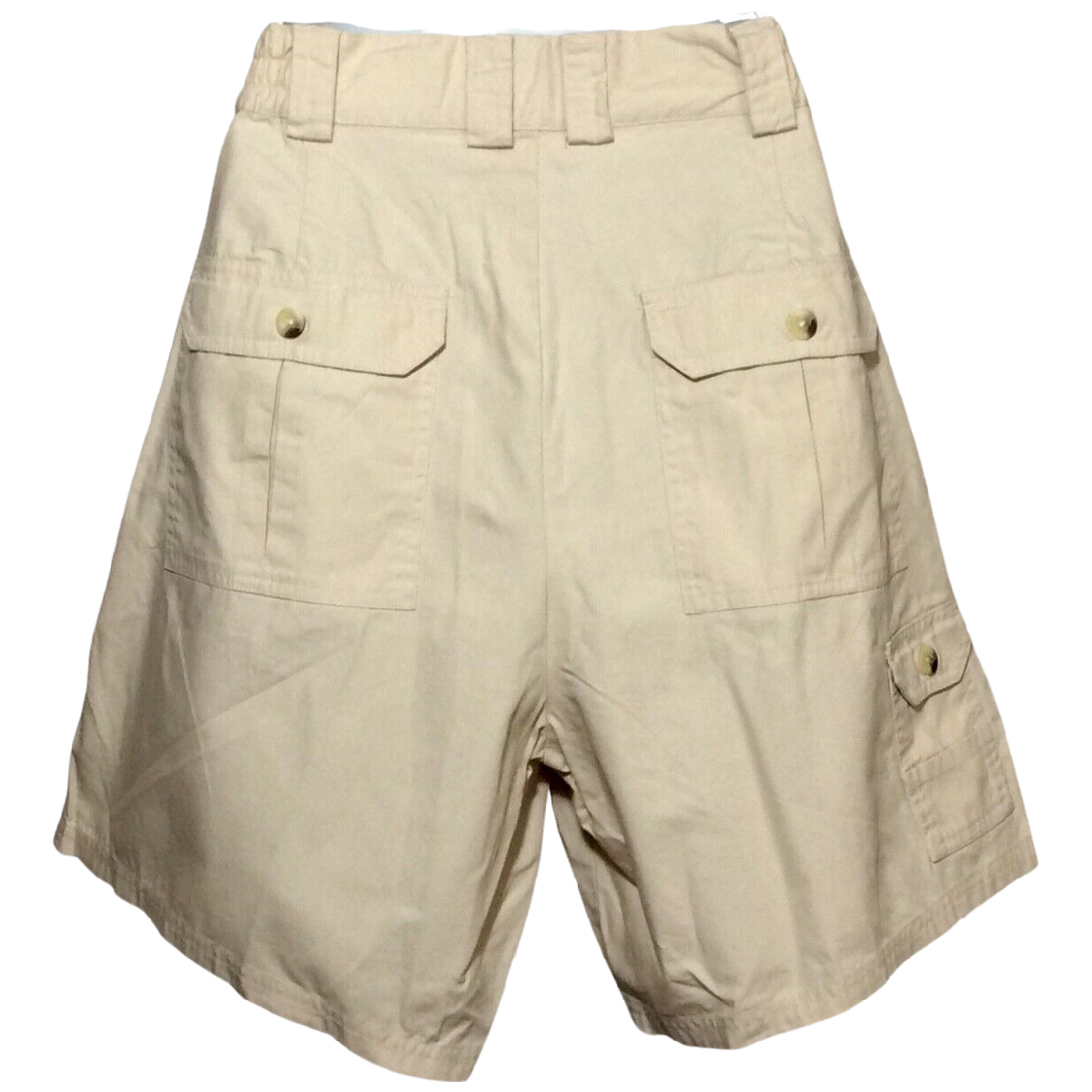 Fox Fire Field Thunder River Gear Cargo Shorts Lot Size M Stone Khaki Pockets 7"