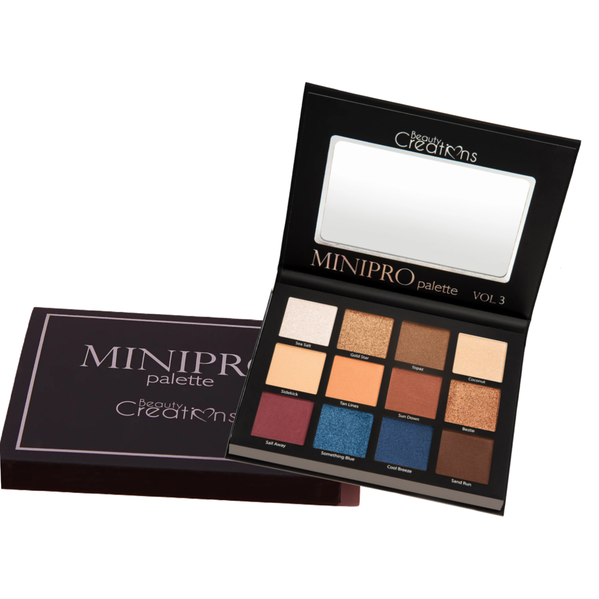 Beauty Creations Mini Pro Vol 3 Eyeshadow Palette Matte Shimmer Lot Of 2 NEW